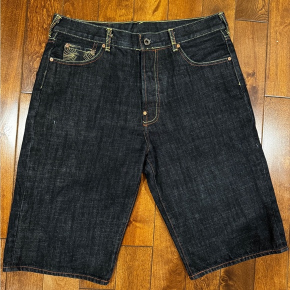 Red Monkey Company Vintage Japanese Denim Jorts - Picture 2 of 7